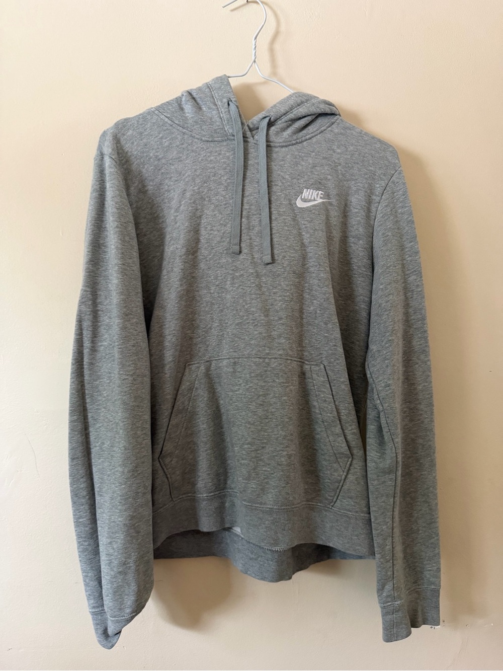 Nike Gray Hooded Pullover Sweatshirt
